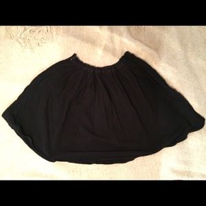 Black punk skirt